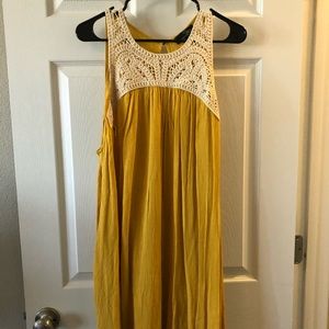 Yellow Shift Dress